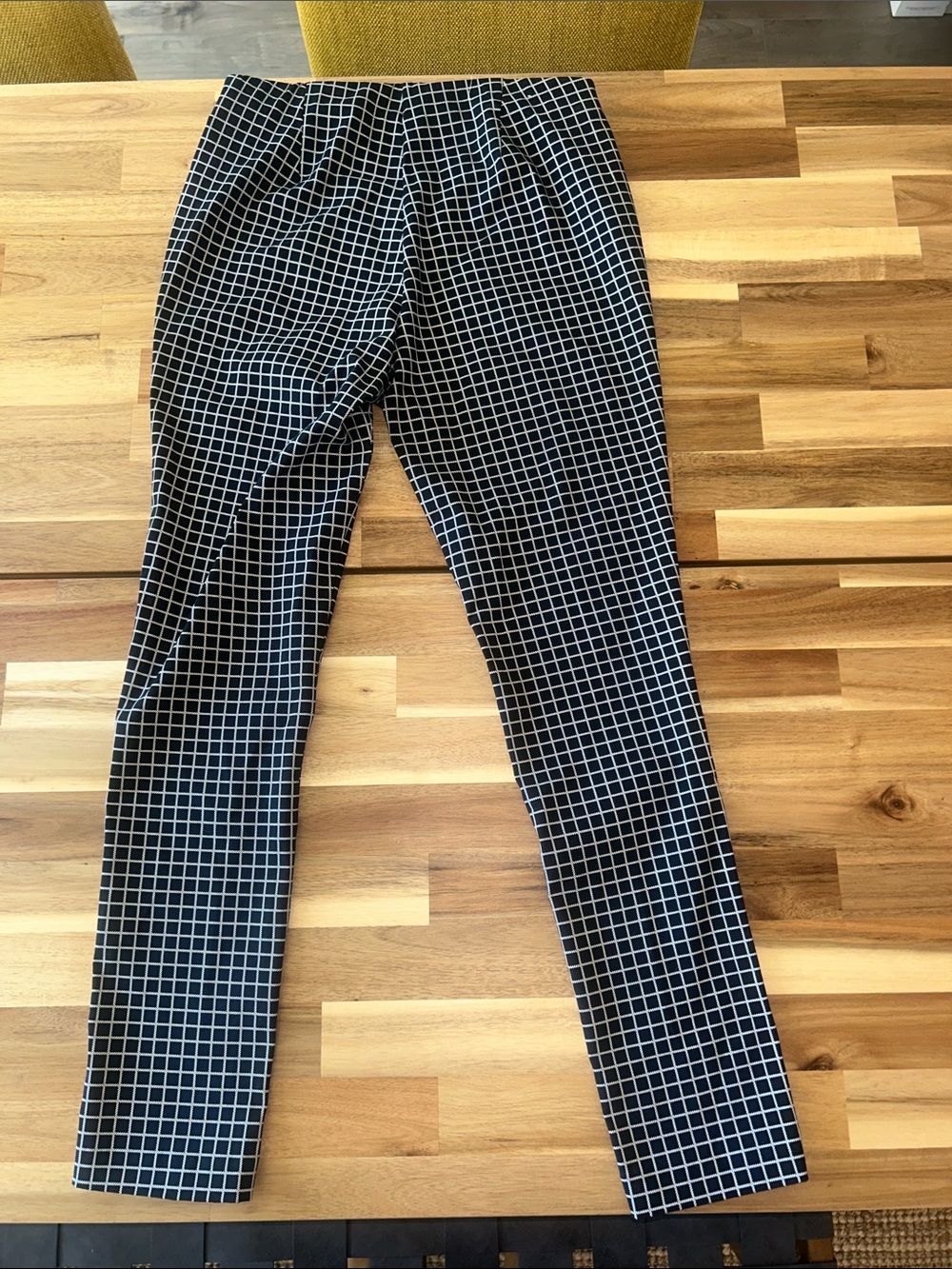 Michael Kors Black and White Grid Pants - Picture 2 of 6